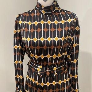 Zara Abstract Pattern Skirt
